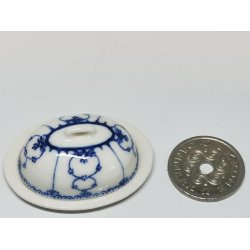 Bl Musselmalet fad med lg (nyt)