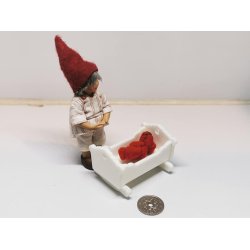 Vugge i plastik (brugt)