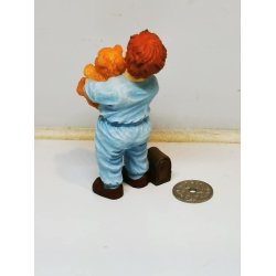 Dukke dreng i resin scala 1:12