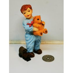 Dukke dreng i resin scala 1:12