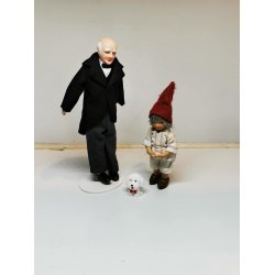 Hund i resin, hvid (ny)