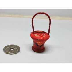 Rd kurv i tr (brugt)