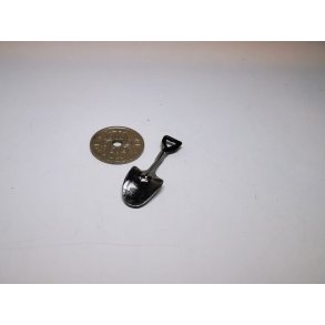 Lille skovl med sort skaft (ny)