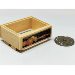 Frugt trkasse med label (ny)