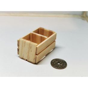 Kasse i tr med 2 rum (ny}