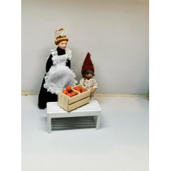 Kasse i tr med 2 rum (ny}