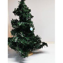 Diy lav din egen julekugle (flere farvet kugle) til nisse eller dukkehus