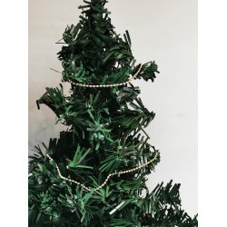 Snor med meget sm kugler (50 cm) (ny)