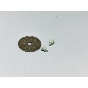 Hndtag i metal st med 2 stk (nye)