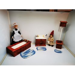 Tppe/bademtte (hndlavet) 5 x 3,5 cm