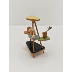 Blomster reol med blomster fra 1940/50erne (antik)