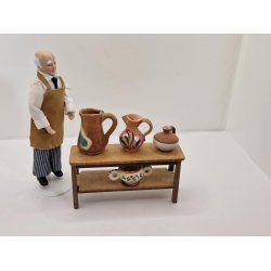 Kande/vase I keramik (brugt)