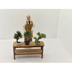 Kunstig bonsai tr (hndlavet)