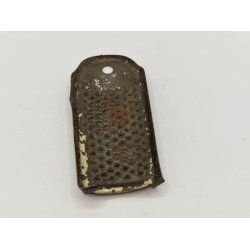 Rivejern/vaskebrt i metal (antik)