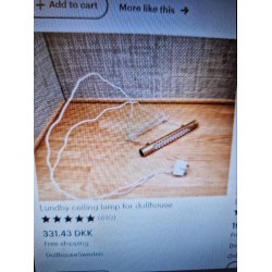 Lundby lampe (brugt)