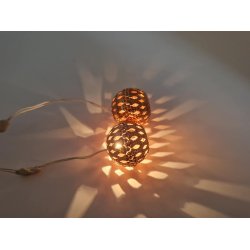 2 kugle lamper med Lundby stik (hndlavet)