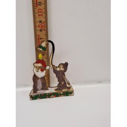  Chip og Chap i tr  5,5 x 7,3 (hndlavet)