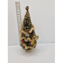  Juletr med pynt (antik)