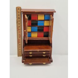 Sekretr med bger (brugt)