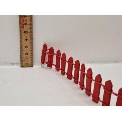 Rdt hegn 50 x 3 cm (nyt)