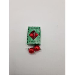 ske med julekugler + 2 lse kugler (nyt)