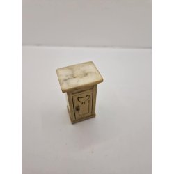 Natbord med marmorplade Gottschalk fra ca 1900 (antik)