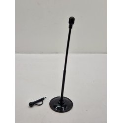 Mikrofon og stativ i plastik (nyt)