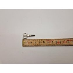 Stof saks i metal (ny)