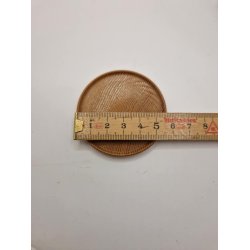  Serveringsbakke i tr (gammel)  5,7 cm