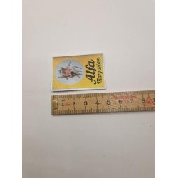 Plakat med Alfa margarine i kraftig karton (hndlavet)