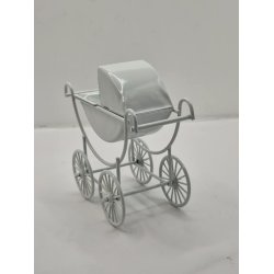 Barnevogn i metal (brugt)