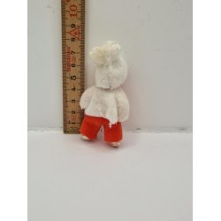 Ari dukke med hvid hue (brugt)