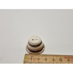 Skl/urtepotteskjuler i keramik (hndlavet)