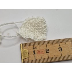 2 hvide grydelapper (hndlavet)