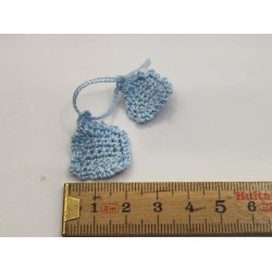  2 lysebl grydelapper (hndlavet)