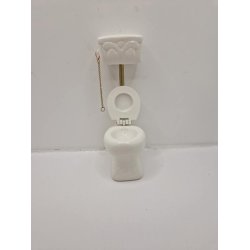 Trk og slip toilet i porceln (antik)