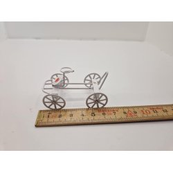 Gokart i metal (brugt/lidt defekt)