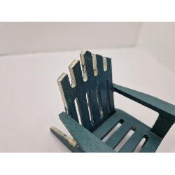 Havestol i tr (brugt/ delvis malet)