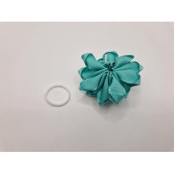 Rosette med perle (ny) . 4 cm