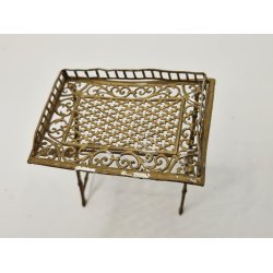 Anretter bord af tin fra ca. 1850 . filigran (antik/med lille fejl)