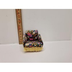 Lnestol til dukkehus scala 1:16/18 (Vintage)