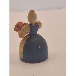 Dukke i tr (vintage)