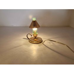 Lampe med Lundby stik (brugt)