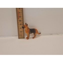 Schferhund i plastik (brugt)