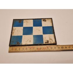 Bordplade i metal. Tekno (Vintage)