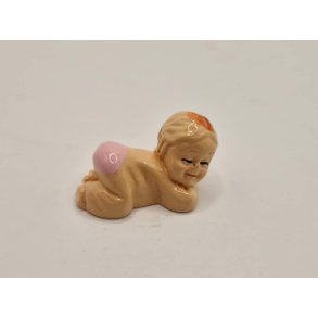 Meget lille baby med lyserd ble  (ny)