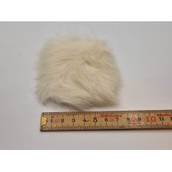 Kunst pels (brugt)  Ml 8,5 x 8,5 cm 