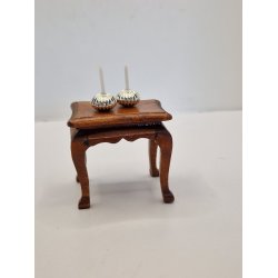 Perle eller lysestage i metal (ny)