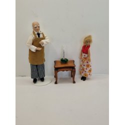 Juledekoration med kalenderlys (hndlavet)