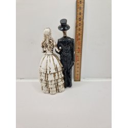 Skelet brudepar i resin (ny)